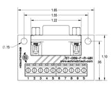 DB9 Female Mini Breakout Board