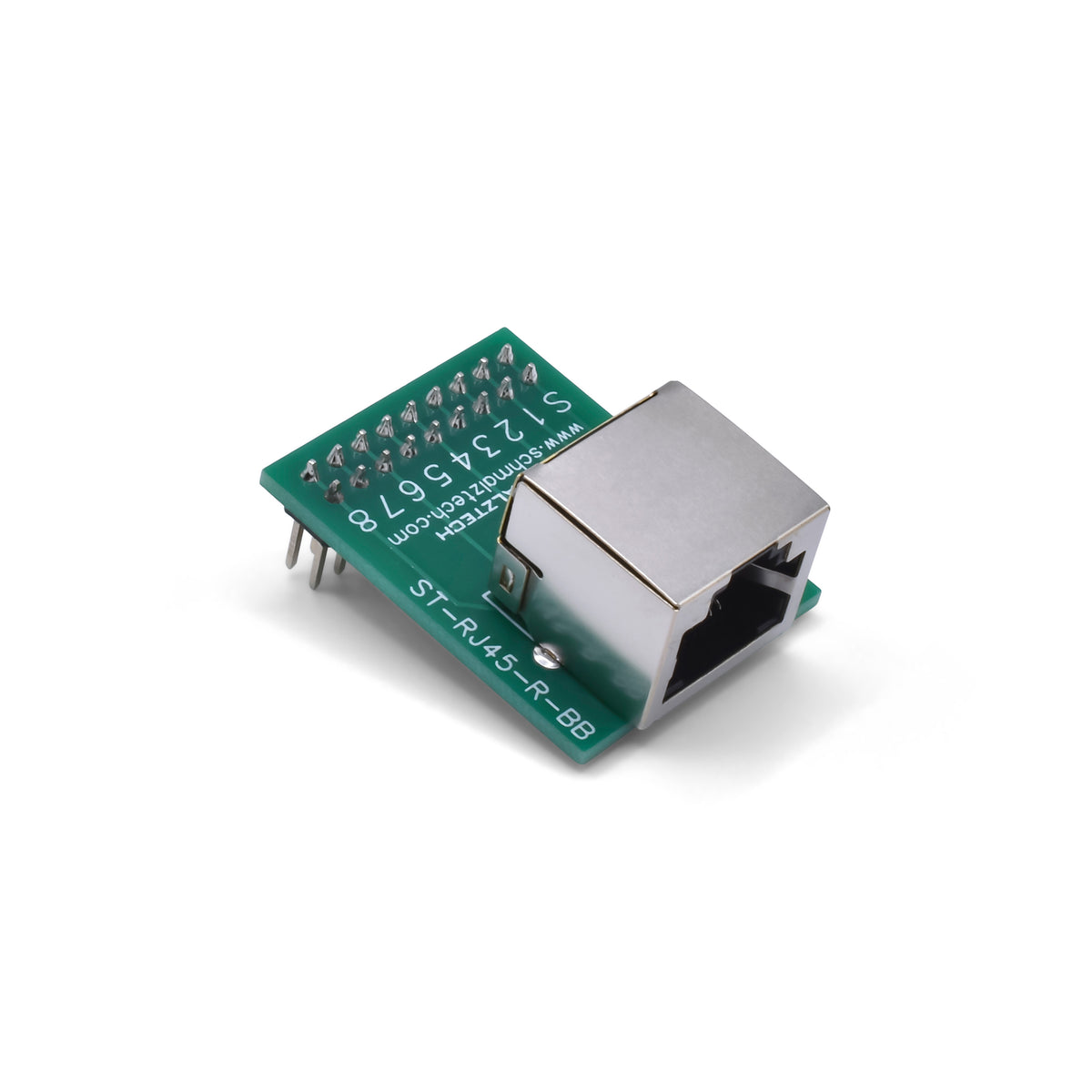 MDFLY RJ45 Breakout Board With LED Indicators – 8P8C Spring Leaf Ethernet Connector For DIY Projects
