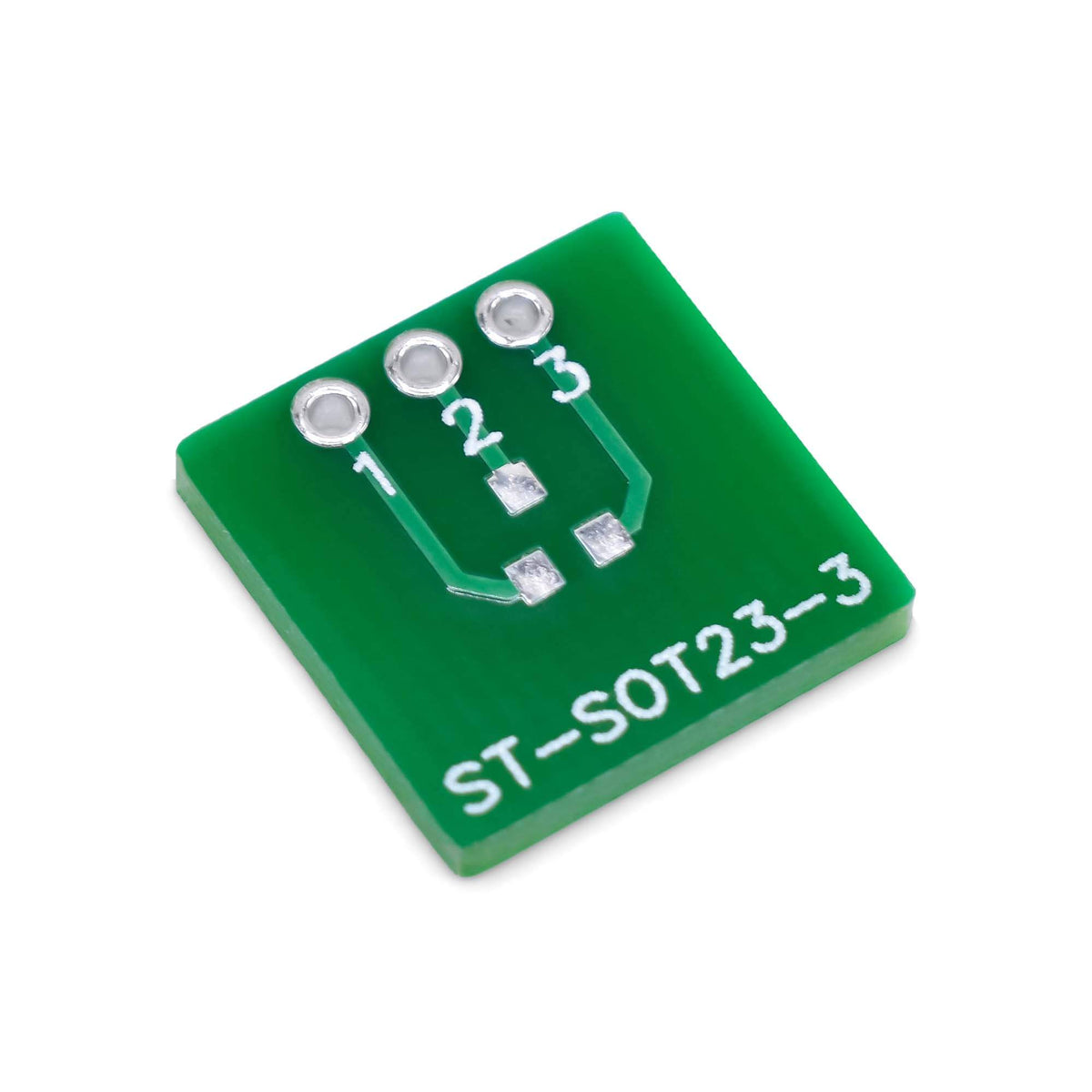 100 Stück SOT23 Auf DIP Adapterplatine – SMD Dreh-Adapter Konverter, Grün, DIY Kit
