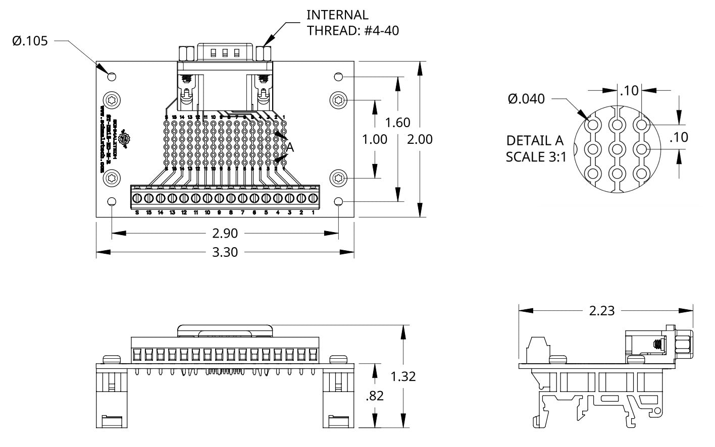 Kit Connettore Serie DT15 Femmina 6 Vie Da C.S - Foto 3
