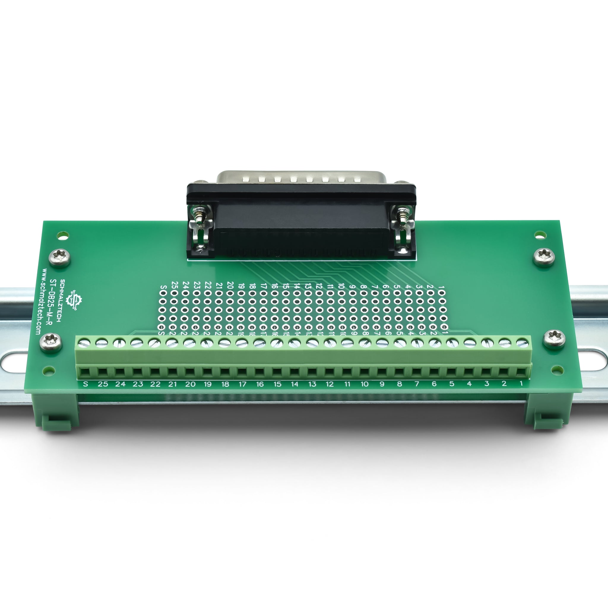 Adaptateur DB25 Mâle Breakout Board – Connecteur D-SUB 25 Broches Avec Bornier à Vis