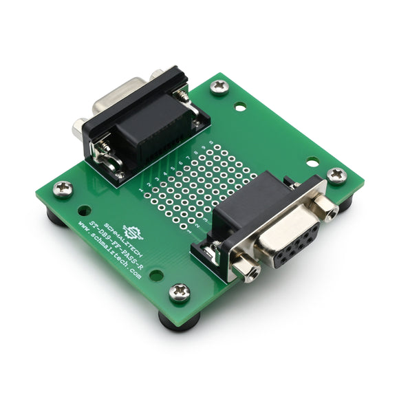 DB9 Female-Female Pass-Through Breakout Board with Feet