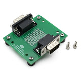 DB9 Male-Male Pass-Through Breakout Board with Feet
