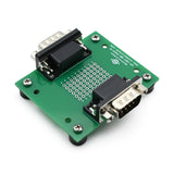 DB9 Male-Male Pass-Through Breakout Board with Feet