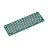 Bottom of 1" x 3" Perfboard, SchmalzTech ST-PERF-1-3