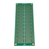 Front of 2 inch by 6 inch protoboard, SchmalzTech ST-PROTO-2-6