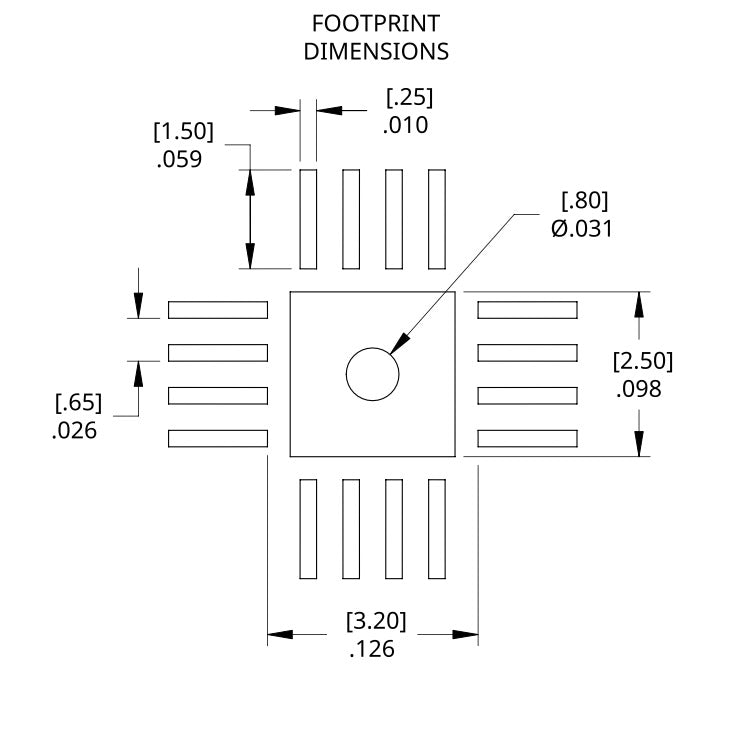 QFN-16 4x4 SMD to DIP Adapter | SchmalzTech