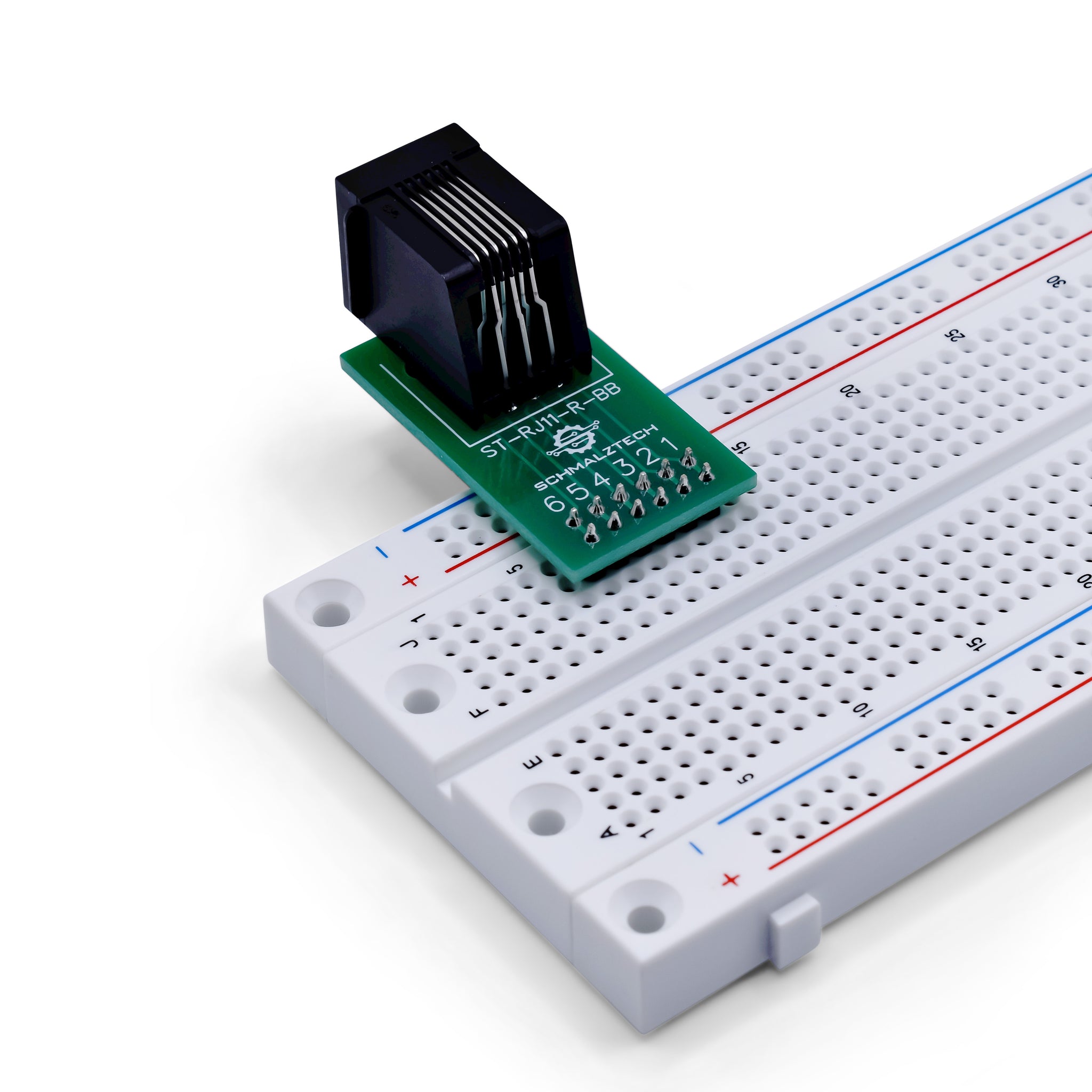 RJ11 / 6P6C Mini Breakout Board | SchmalzTech