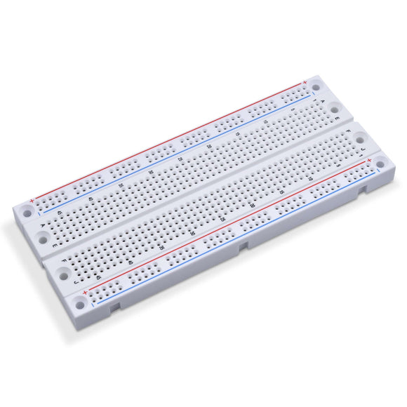 Top of SchmalzTech premium 630 position solderless breadboard