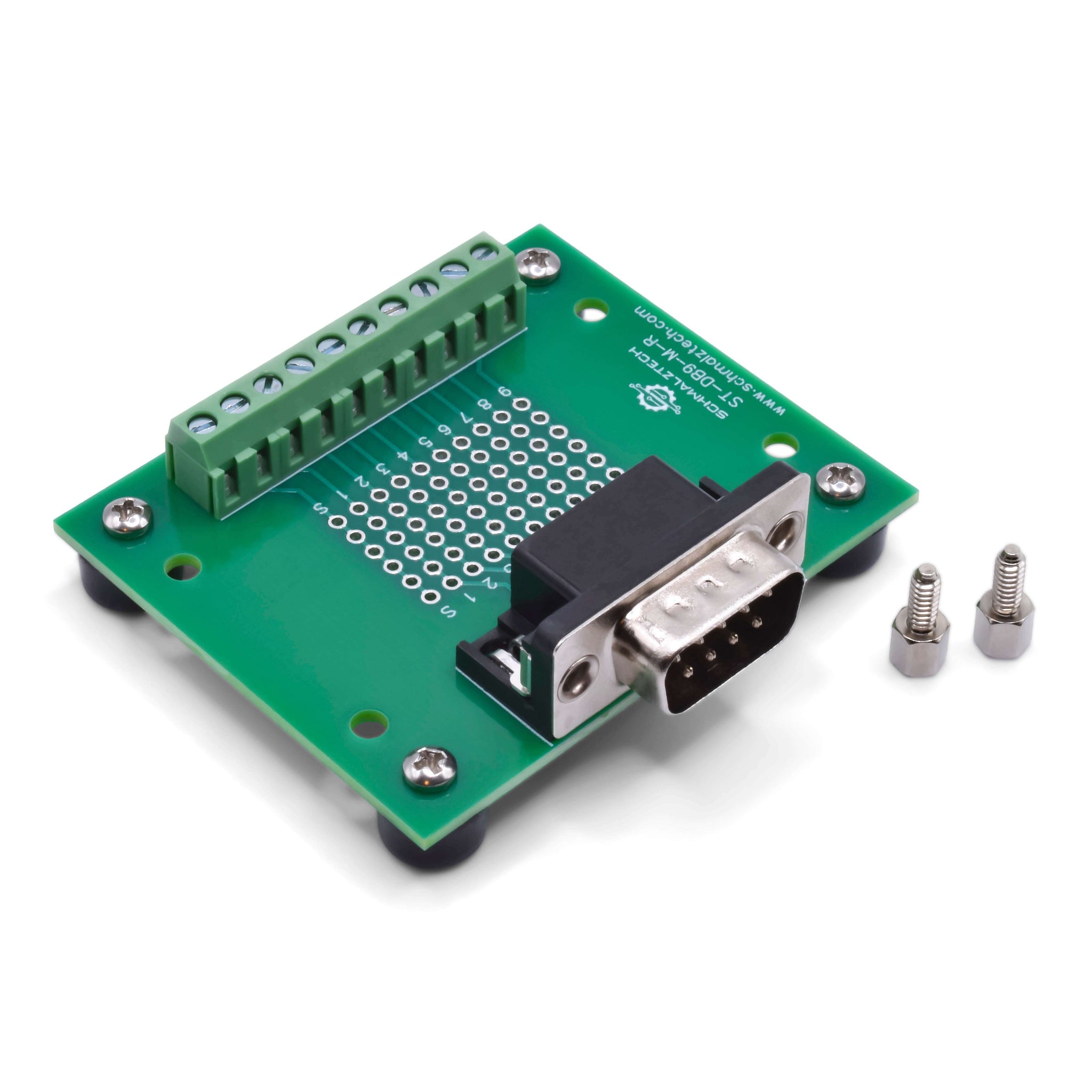 DB9 Female Breakout Board with Feet | SchmalzTech