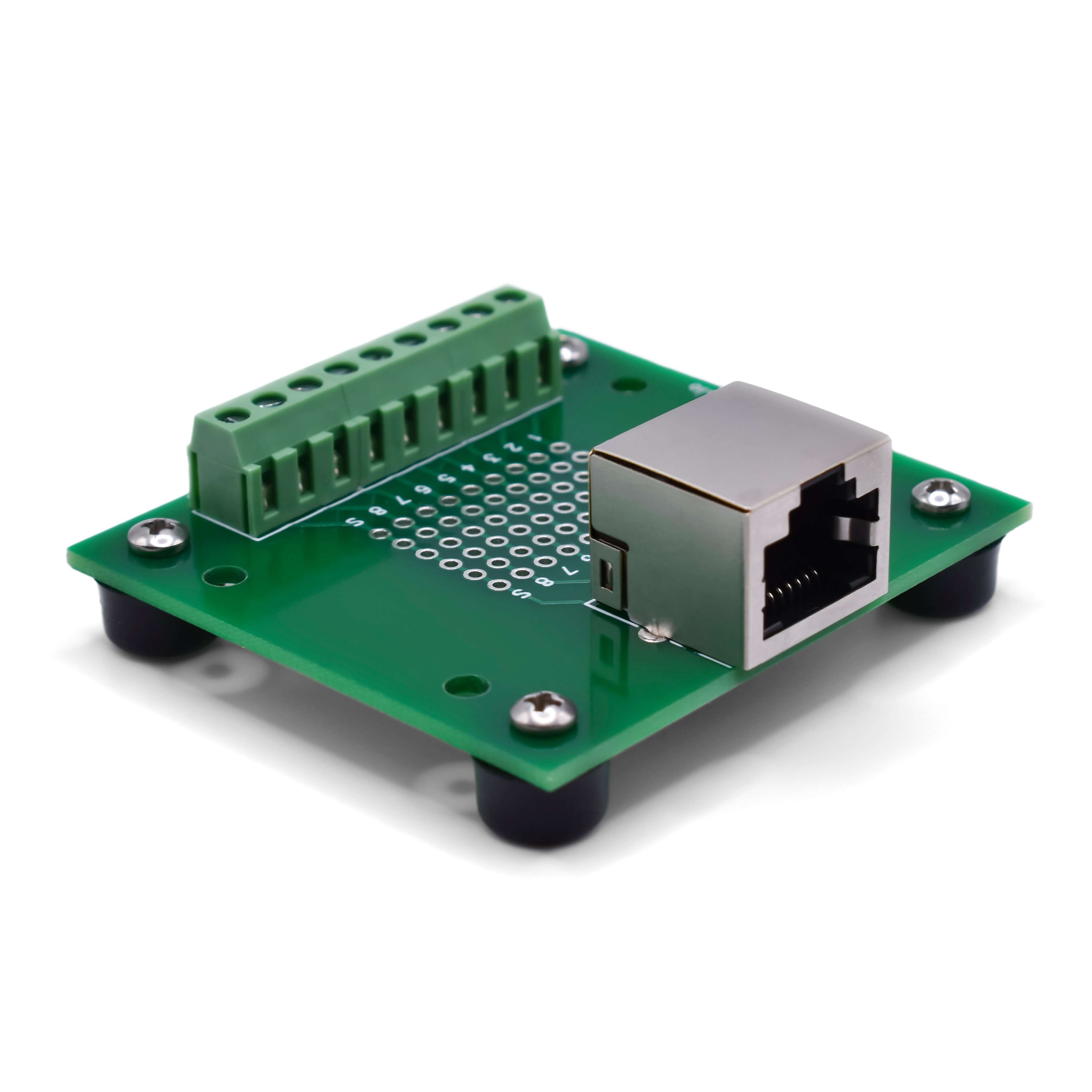 Cat5 Cat6 Terminal Block 6 PCS RJ45 8P8C Breakout Board Jack Ethernet ...