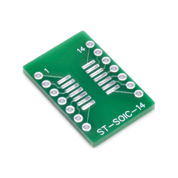 Top of SOIC-14 / SOP-14 SMD to DIP Adapter