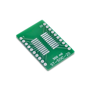 Top of SOIC-20 / SOP-20 SMD to DIP Adapter