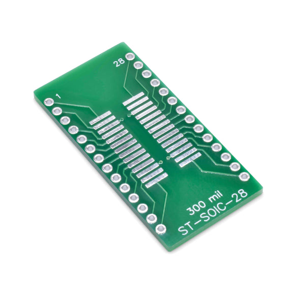 Top of SOIC-28 / SOP-28 SMD to DIP Adapter