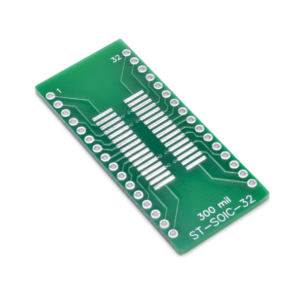 thumbnail image 2 of AB2Tech SOIC08 / TSSOP08 PCB Adapter Boards – SMD To DIP Panel Of 64, Black 2 of 6
