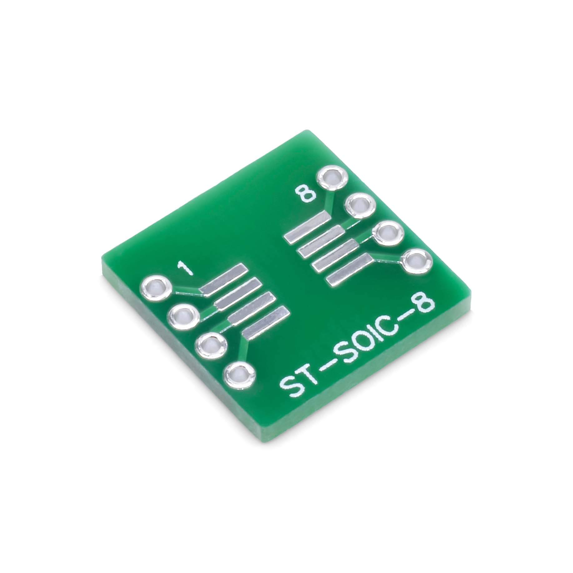 Produktbild von 30 Stück SOT23-DIP Adapter – 6-polig, Für MOSFETs & BJTs, FR4-Material, 10x8mm