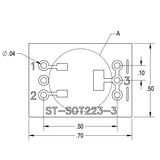 SOT223-3 SMD to DIP Adapter